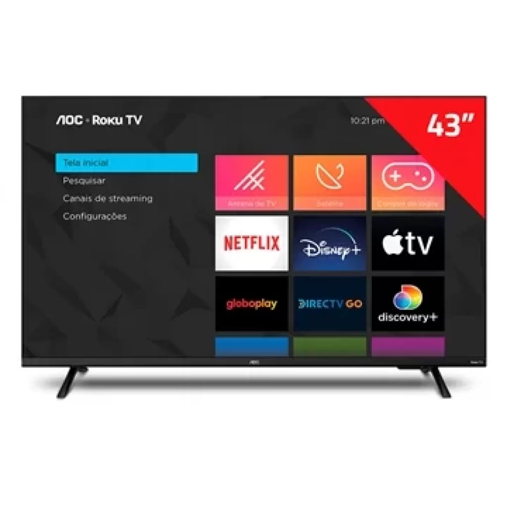 smart tv 43 polegadas com preço bom 